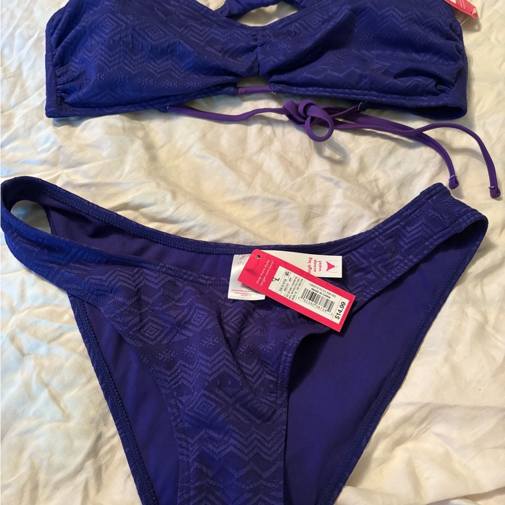 Xhilaration Purple Bikini Set